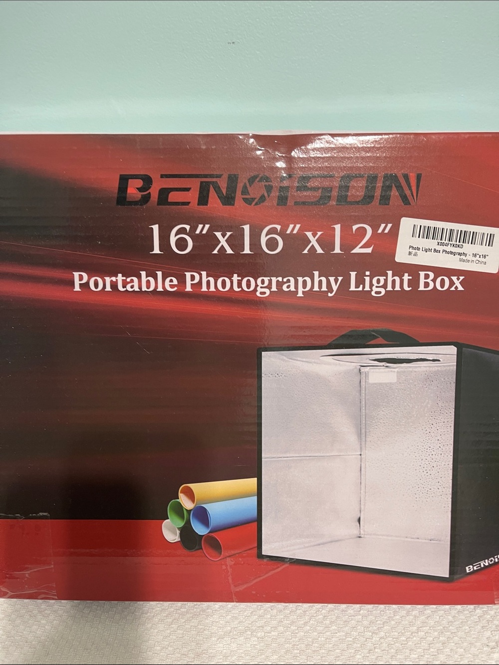 16" x 16" x 12" Portable Photography Light Box